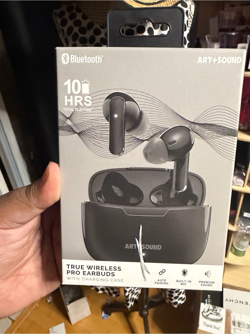 True Wireless Pro Earbuds in Gray $20